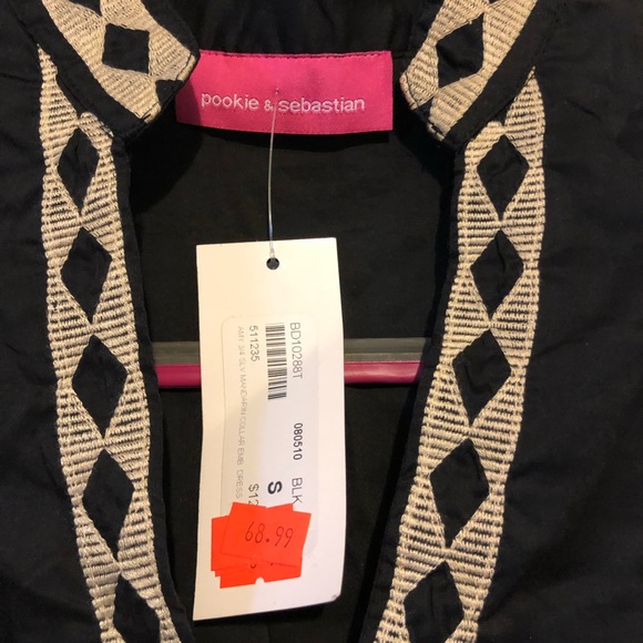 Pookie & Sebastian Black and Tan Dress - Picture 4 of 6